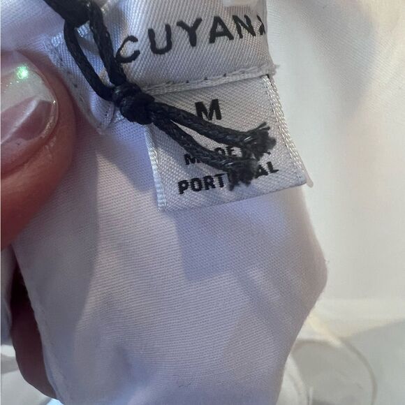 Cuyana organic cotton poplin midi dress size medium, nwt - Picture 10 of 10